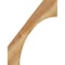 Ekena Millwork 4"W x 20"D x 26"H Westlake Rough Sawn Knee Brace, Western Red Cedar BRC04X20X26WTL00RWR - alternate 3
